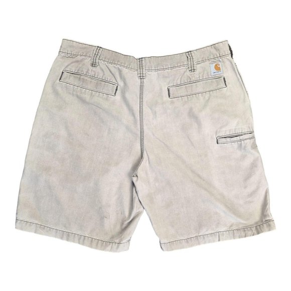Carhartt Cargo Shorts In Grey Size W38 - Picture 2 of 3